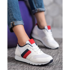 SHELOVET Scarpe sportive classiche bianca 1