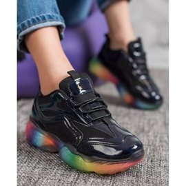 Weide Sneakers Con Suola Colorata nero multicolore 2