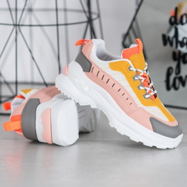 SHELOVET Scarpe alla moda sulla piattaforma multicolore 1