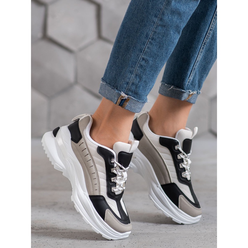 SHELOVET Scarpe alla moda sulla piattaforma multicolore 2
