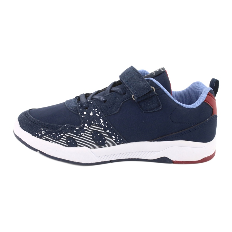 Scarpe sportive per bambini American club BS03 blu navy bianco 2