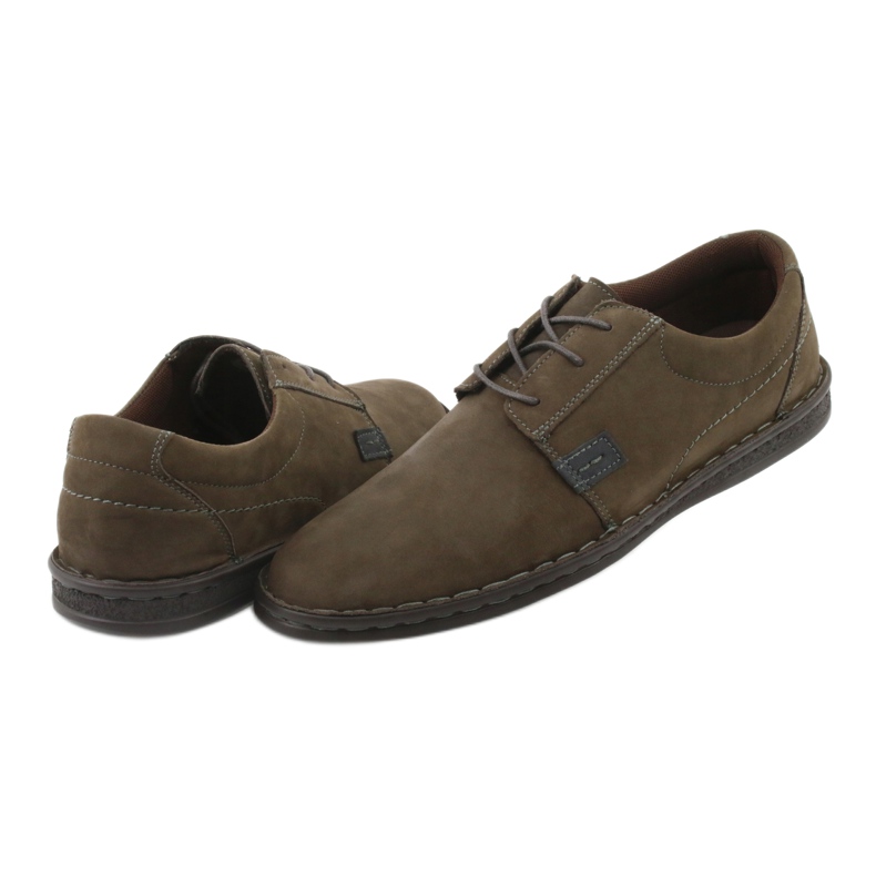 Scarpe comfort American Club CY17 oliva multicolore verde 4