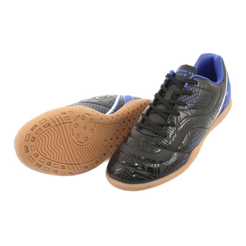 Scarpe indoor da uomo American Club OG13 nere / reali nero 5
