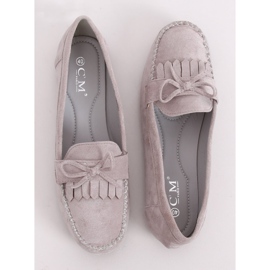 Mocassini da donna classici grigi 77-202 grigi grigio 1