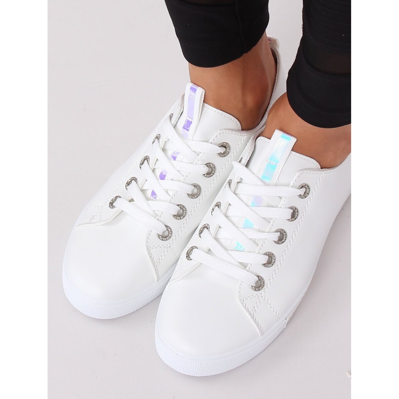 Sneakers da donna bianche 6308 White bianca 1