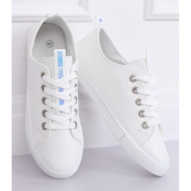 Sneakers da donna bianche 6308 White bianco 2