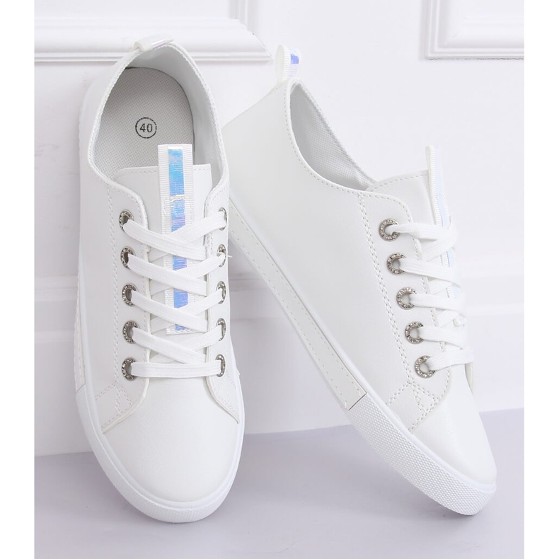 Sneakers da donna bianche 6308 White bianco 2