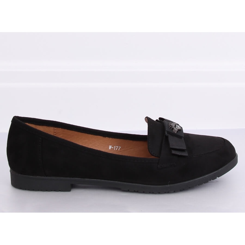 Mocassini da donna neri W-177 Black nero 1