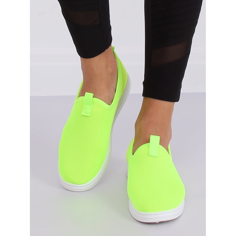 1066 Sneakers slip-on verdi fluo verde 2
