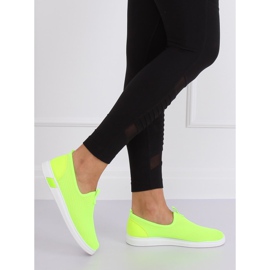 1066 Sneakers slip-on verdi fluo verde 1