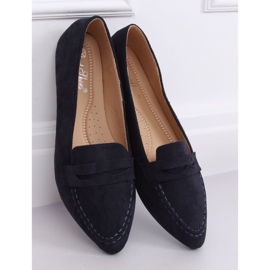 Mocassini da donna blu navy CH-1M6 Blue 1