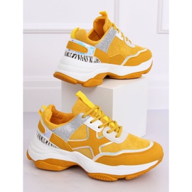 Scarpe sportive gialle da donna C-3127 Yellow giallo 1
