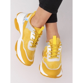Scarpe sportive gialle da donna C-3127 Yellow giallo 2