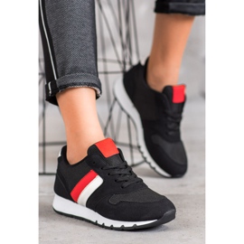 SHELOVET Scarpe sportive classiche nero multicolore 1