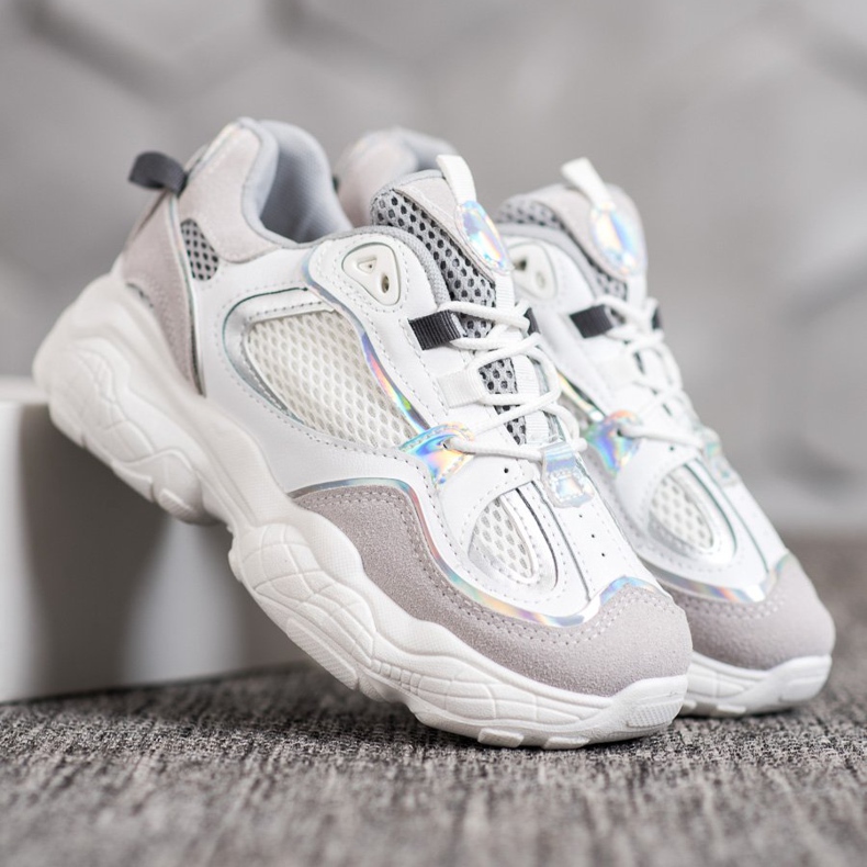 SHELOVET Sneakers Con Rete bianco multicolore 1