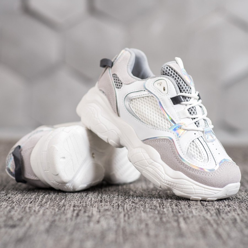 SHELOVET Sneakers Con Rete bianco multicolore 2