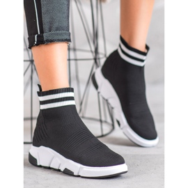 SHELOVET Scarpe Slip-on con cinturini nero 1