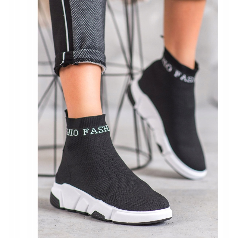 SHELOVET Scarpe Slip-On alla moda nero 1