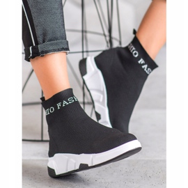 SHELOVET Scarpe Slip-On alla moda nero 2