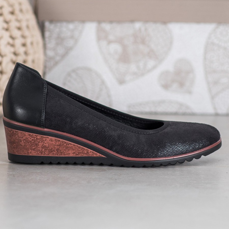 Eleganti ballerine VINCEZA nero 1