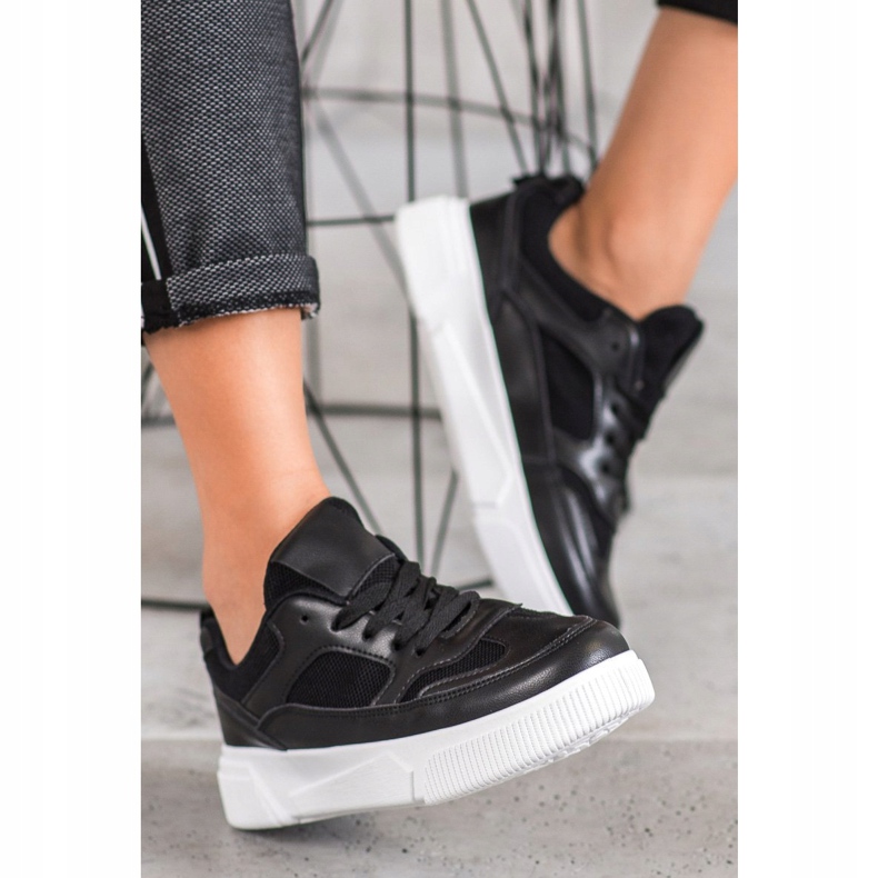 MCKEYLOR Scarpe con plateau nero 2