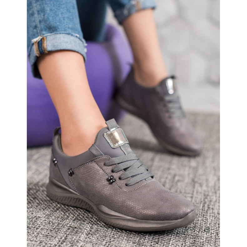 SHELOVET Scarpe sportive alla moda grigio 1