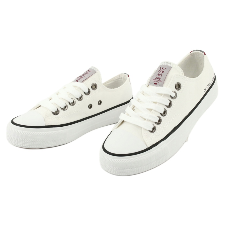 Sneakers classici di cross jeans biaded white ff2r4010c bianco 2