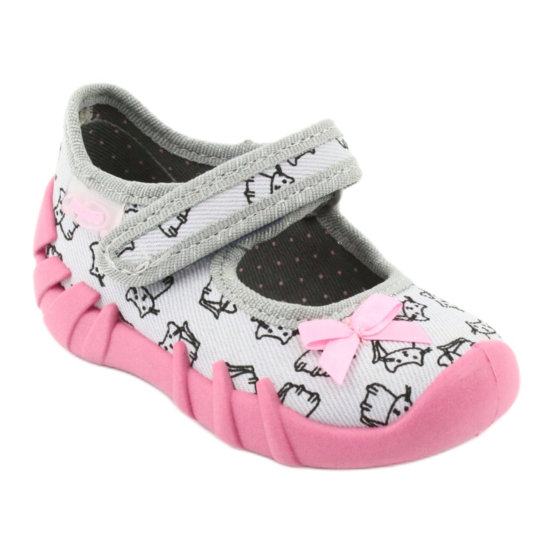 Scarpe per bambini Befado 109P198 rosa grigio 1