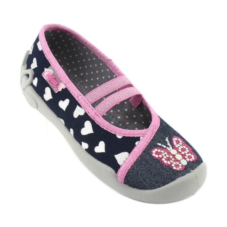 Scarpe per bambini Befado 116X268 blu navy rosa 2