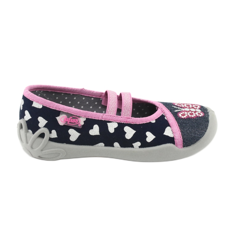 Scarpe per bambini Befado 116X268 blu navy rosa 1