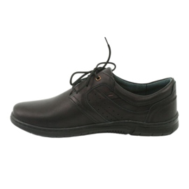Riko 870 Scarpe da uomo in pelle comoda nera nero 2