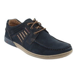 Scarpe da uomo blu navy di Riko 908 1