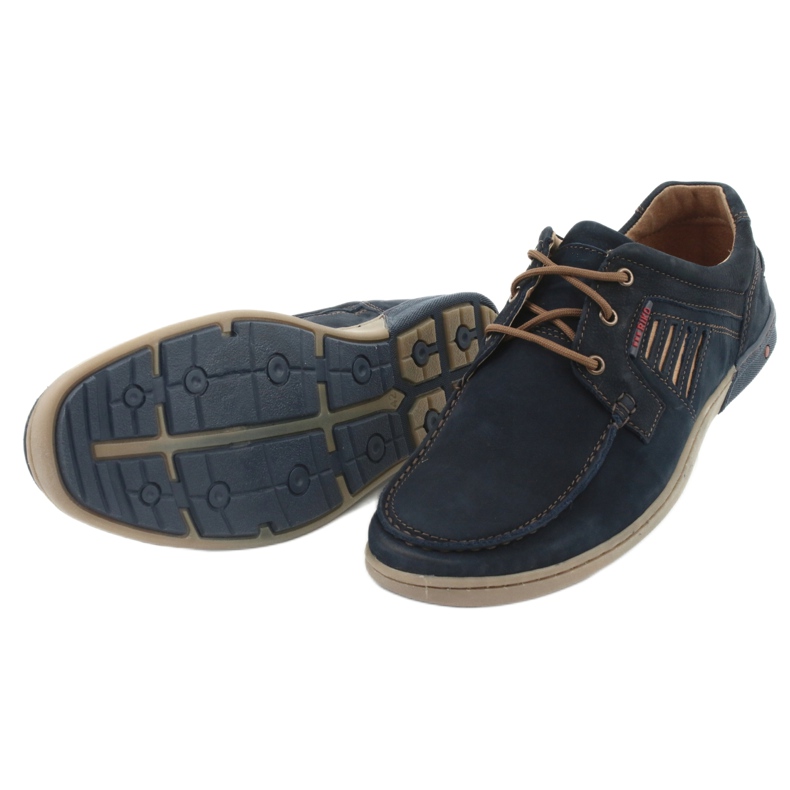 Scarpe da uomo blu navy di Riko 908 5