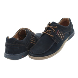 Scarpe da uomo blu navy di Riko 908 4