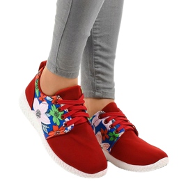 Scarpe sportive rosse 623 rosso multicolore 2