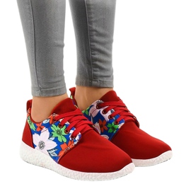 Scarpe sportive rosse 623 rosso multicolore 1