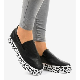 Sneakers slip-on WNH-3 nere nero 2