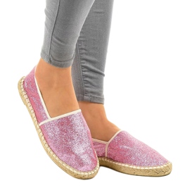 Espadrillas slip-on rosa 1609 1