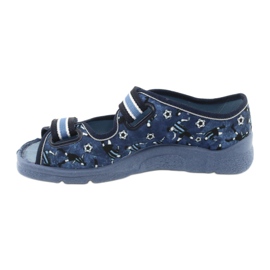 Scarpe per bambini Befado 969Y141 bianco blu navy blu 2