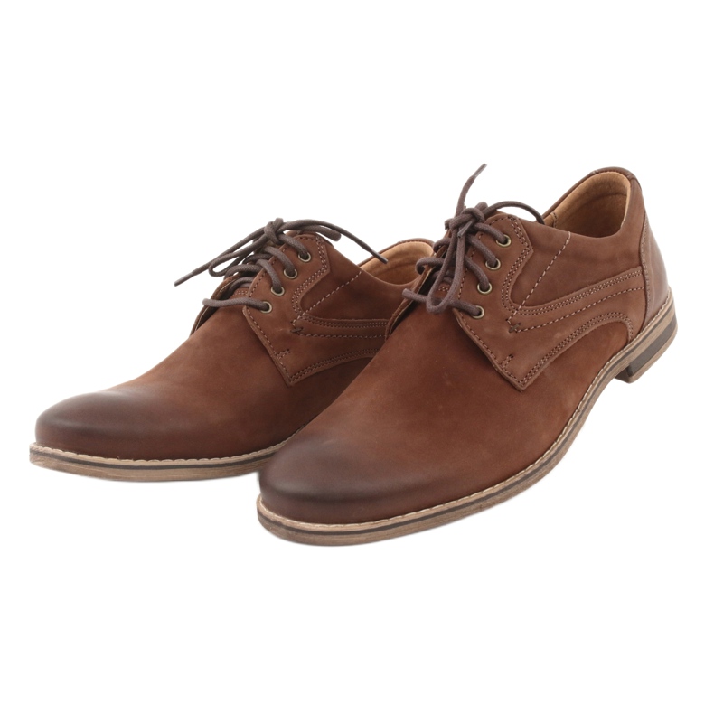 Scarpe da uomo scollate Riko 831 marrone 3