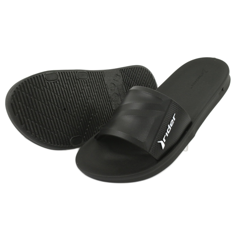 Ciabatte da piscina Rider 11578 nere nero 3
