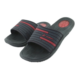 Ciabatte da piscina da uomo Rider 82735 navy / rosse rosso blu navy 2
