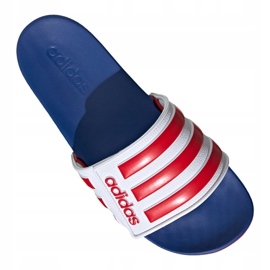 Adidas Adilette Comfort Adj M EG1346 pantofole bianca rosso blu 1