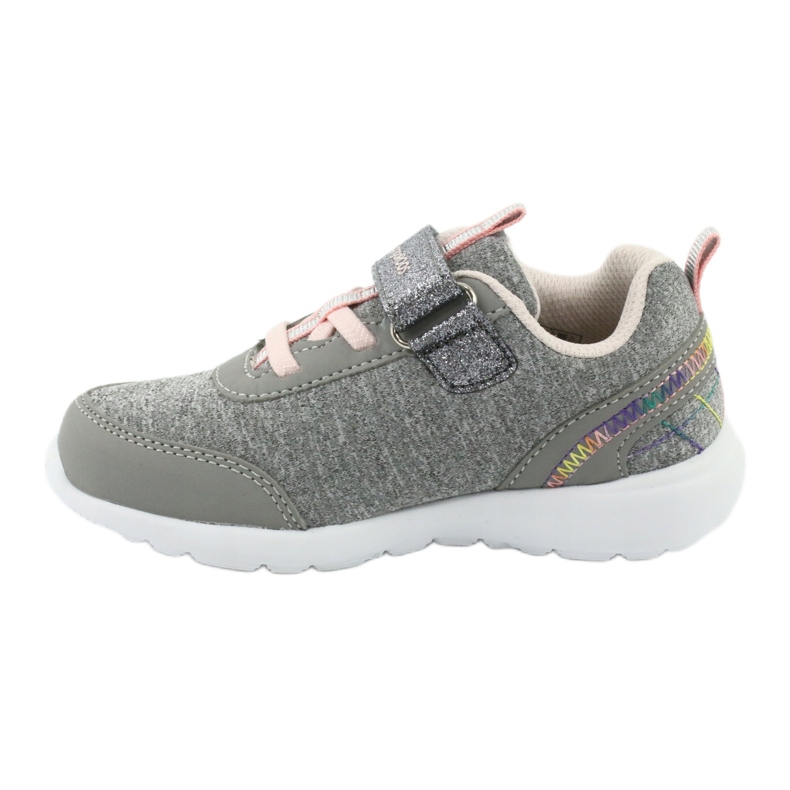 Kangaroos 02051 Scarpe sportive grigie/rosa per bambini grigio 2