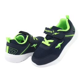 KangaRoos Scarpe sportive per bambini 02050 blu navy/verde 4