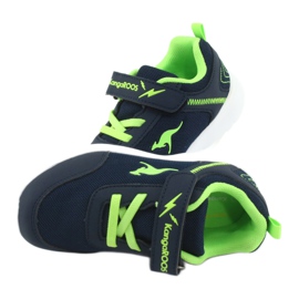 KangaRoos Scarpe sportive per bambini 02050 blu navy/verde 5