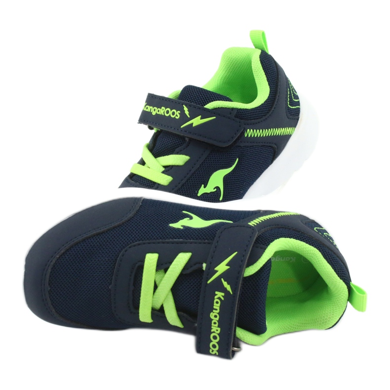 KangaRoos Scarpe sportive per bambini 02050 blu navy/verde 5