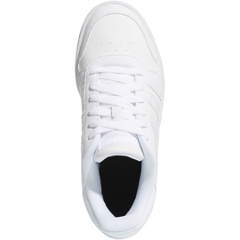 Adidas Hoops 2.0 K Jr F35891 scarpe bianco 1