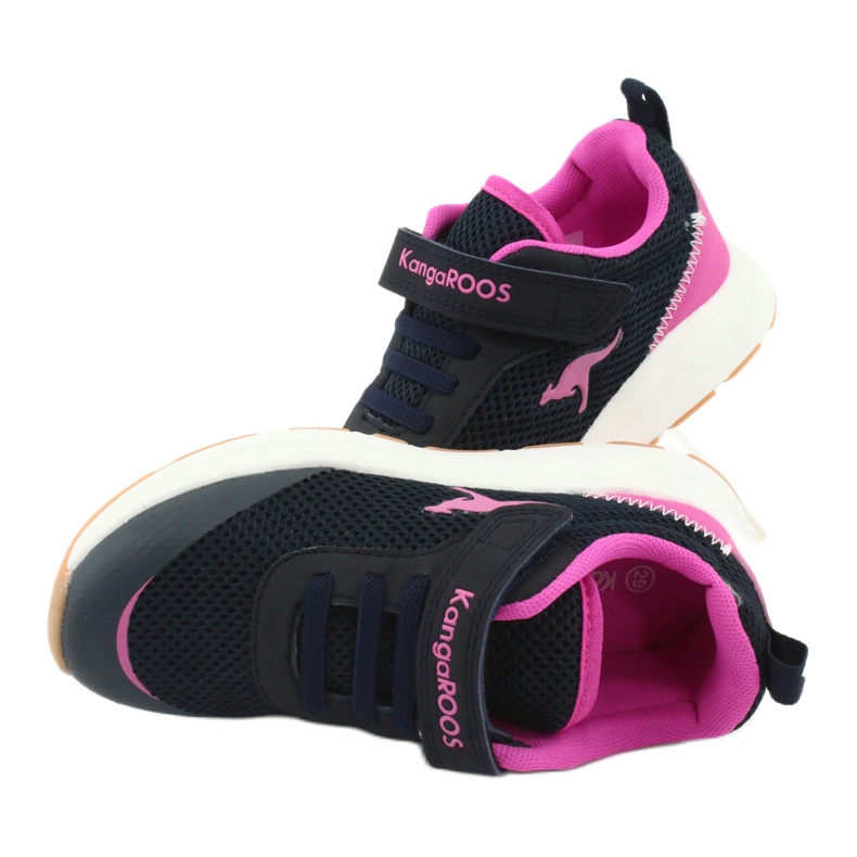 Kangaroos18507 Scarpe per bambini sportive blu/rosa 6