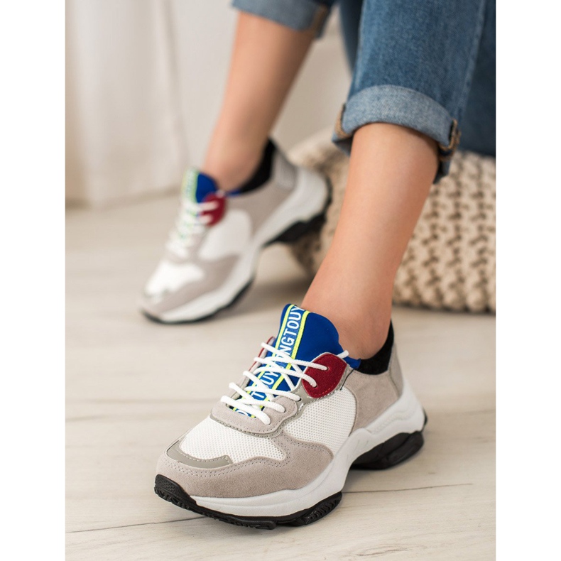 SHELOVET Scarpe da ginnastica alla moda multicolore 1